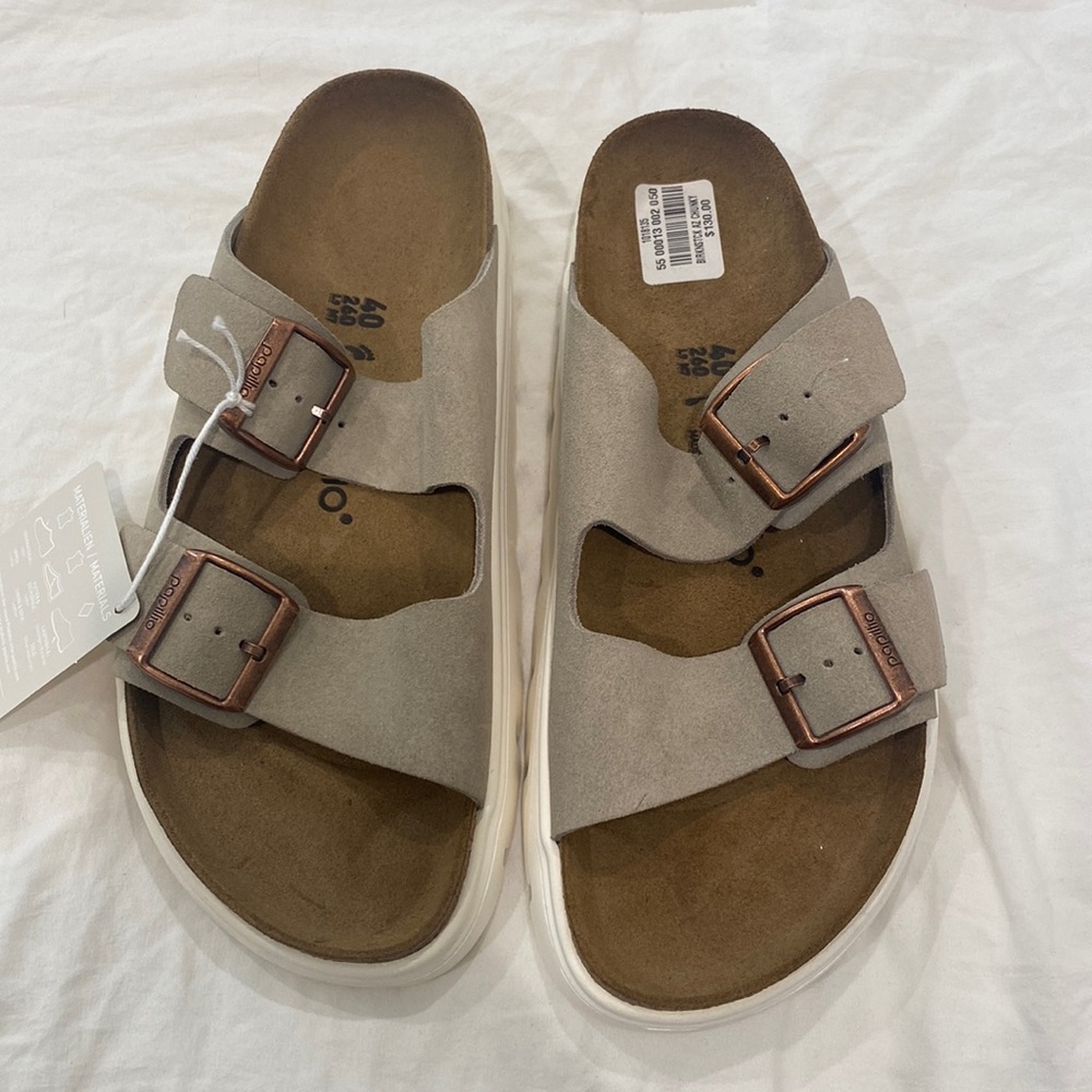 Brand new tan sandals